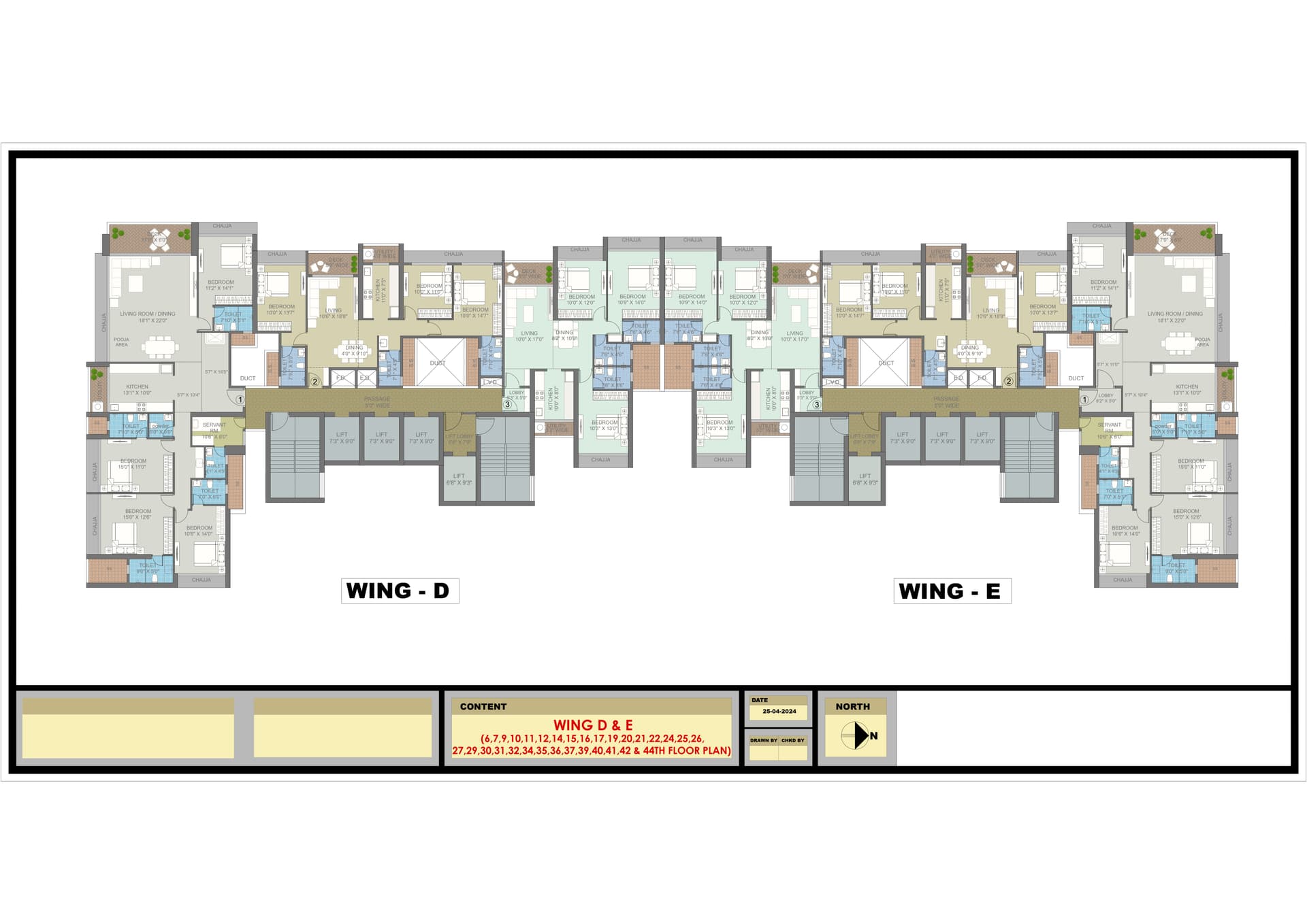 BHAGWATI CELESTRIA typical plan