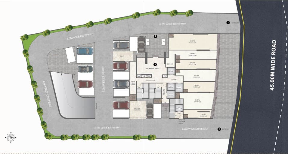 Tricity Aspire Pitch Map typical plan