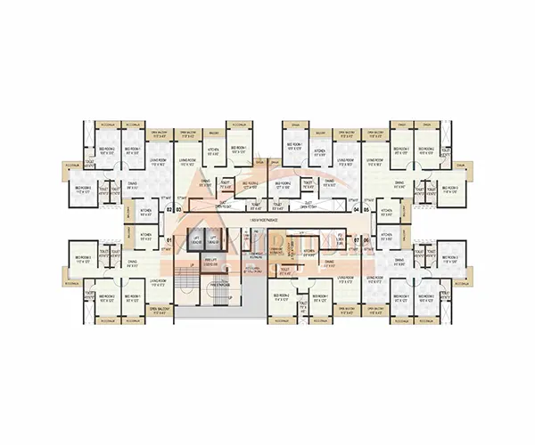 Aniruddha Icon typical plan