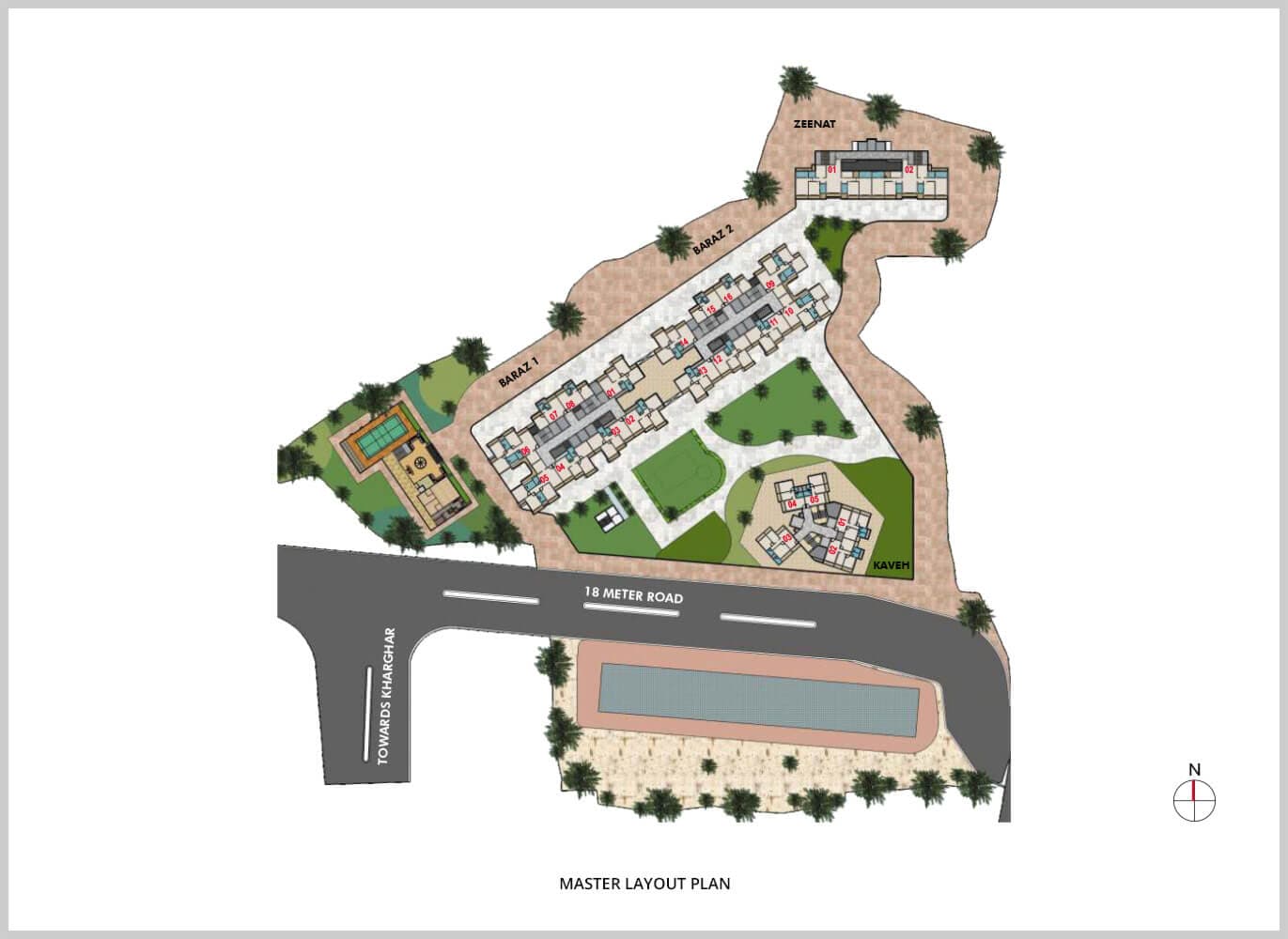 Arihant Aalishan Kharghar Map typical plan