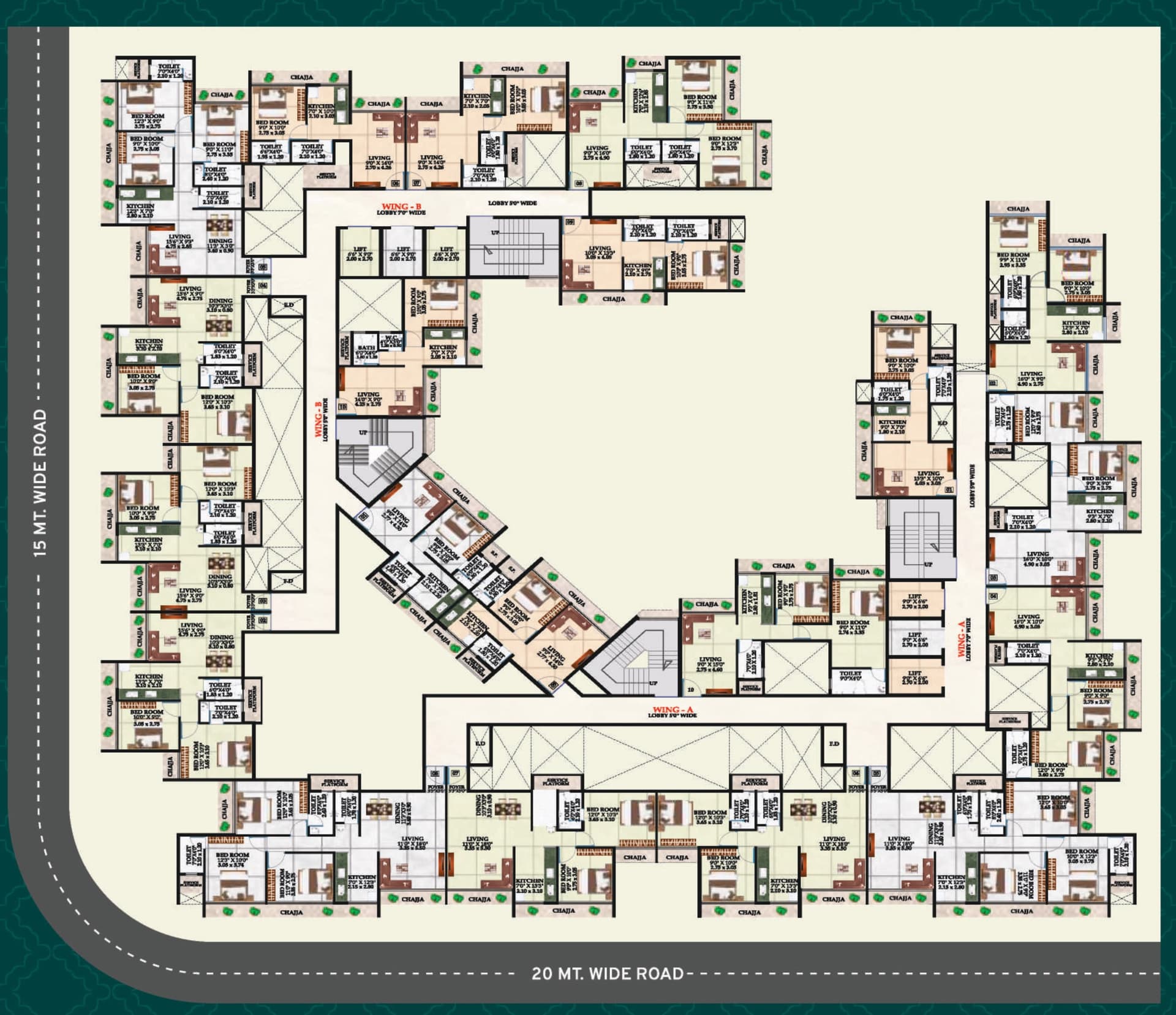 Avianna Invicta Ulwe typical plan