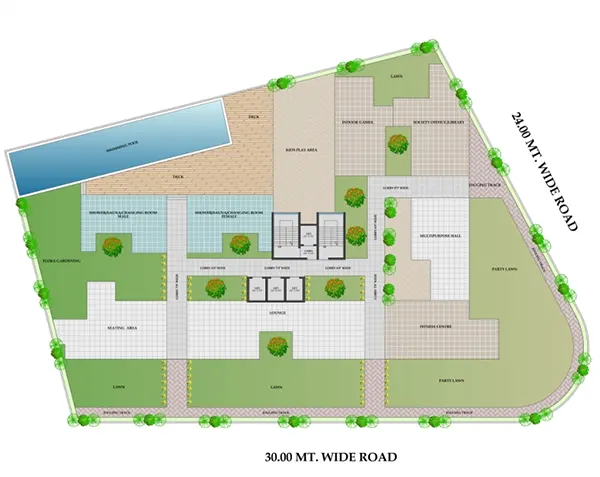 crystal corner kharghar Map typical plan