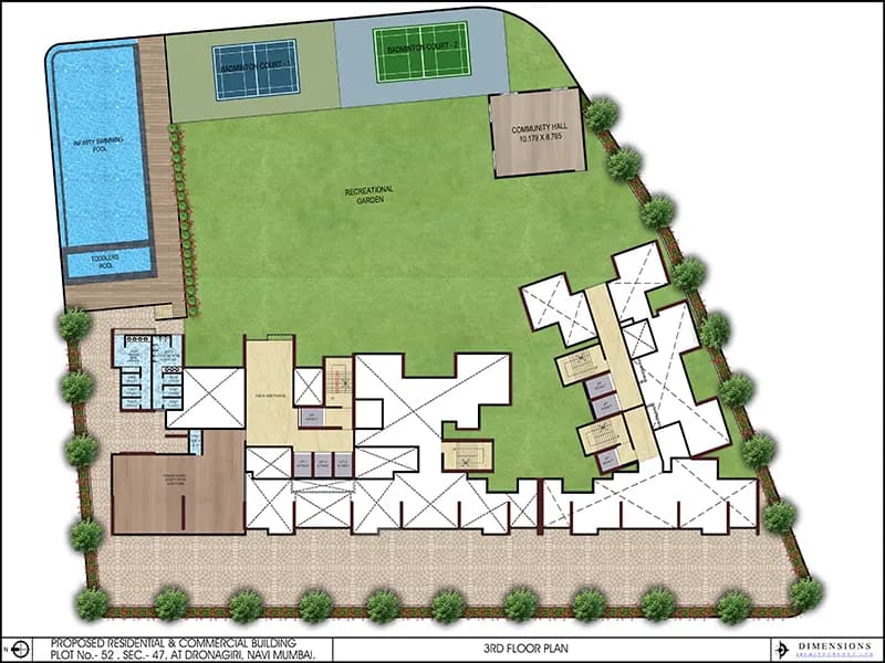 delta vistara ulwe Map typical plan