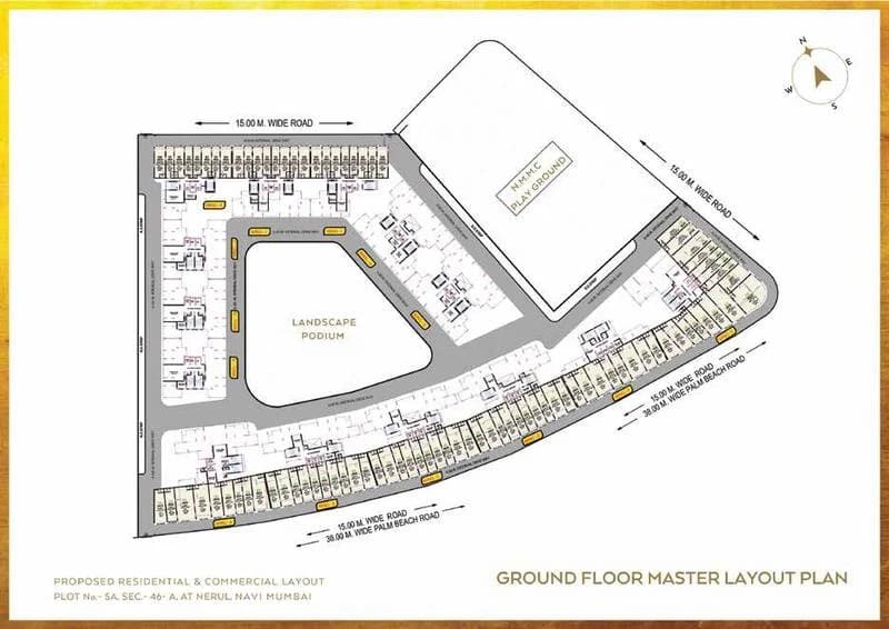 Nms Gami Palmamore Seawoods Map typical plan