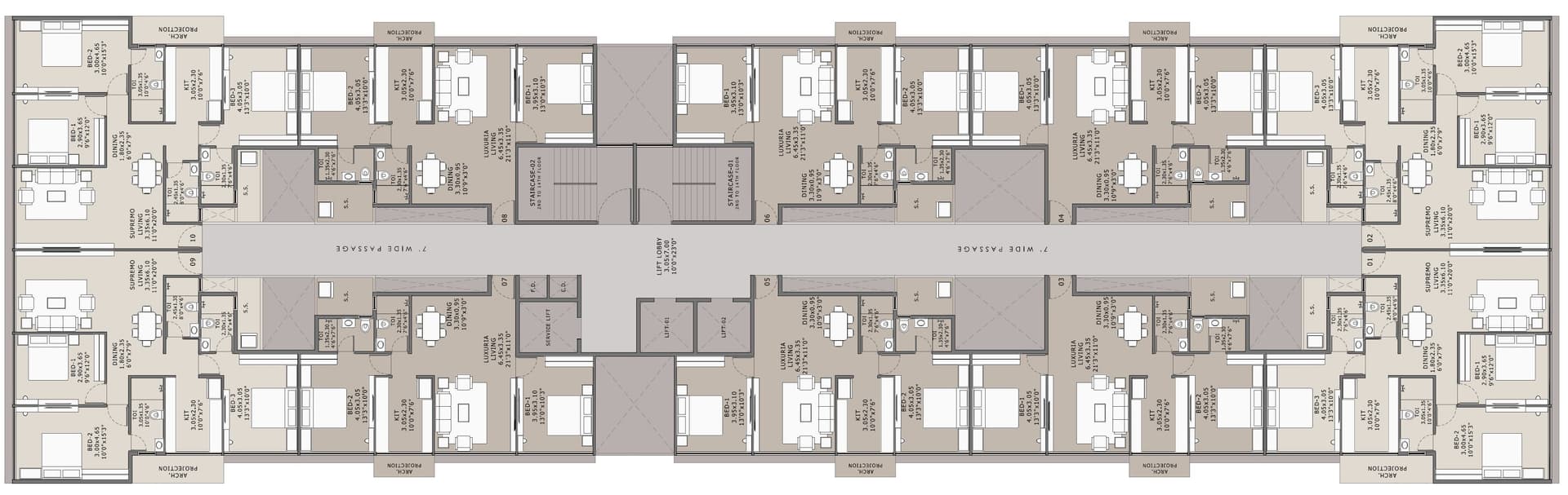 platinum esquire ulwe Map typical plan