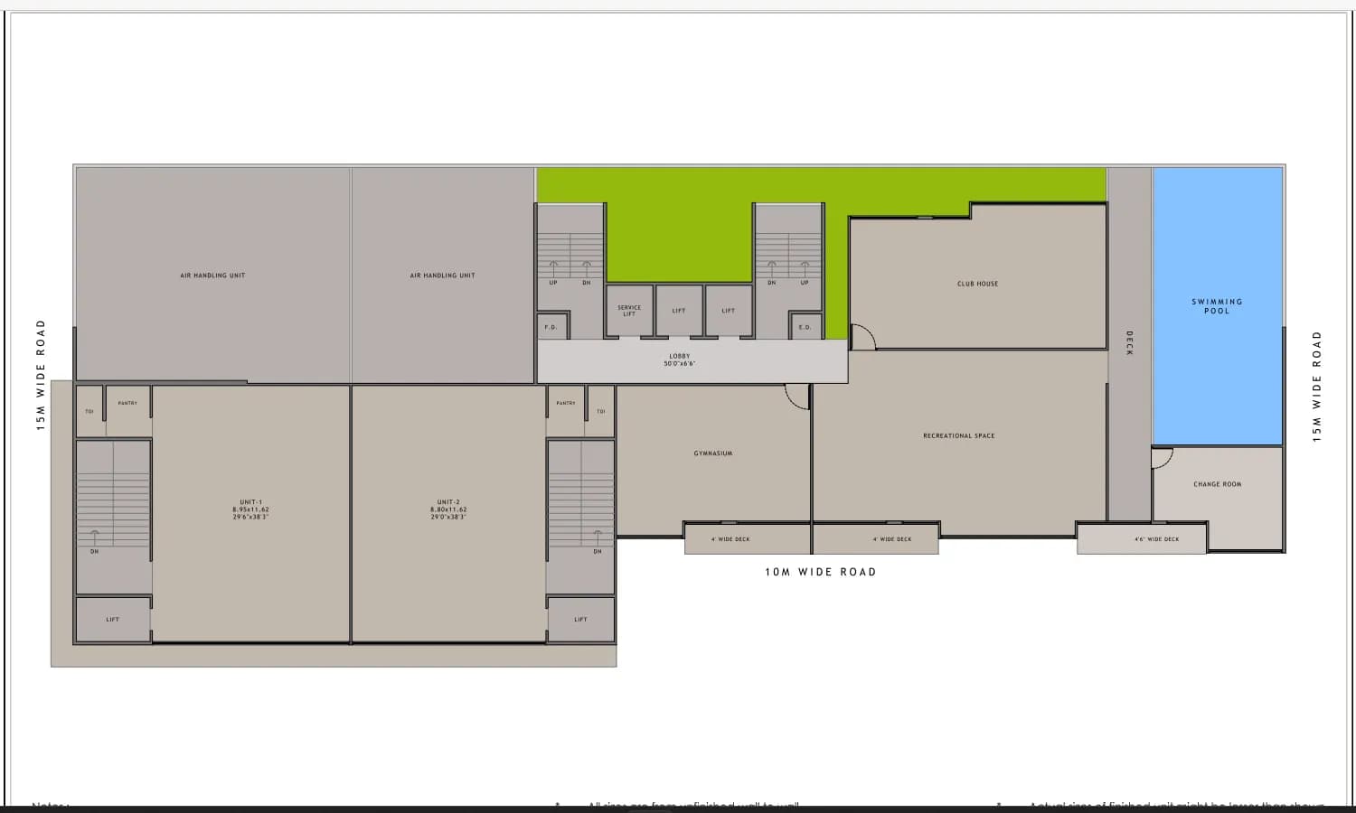 Platinum Mansionz typical plan