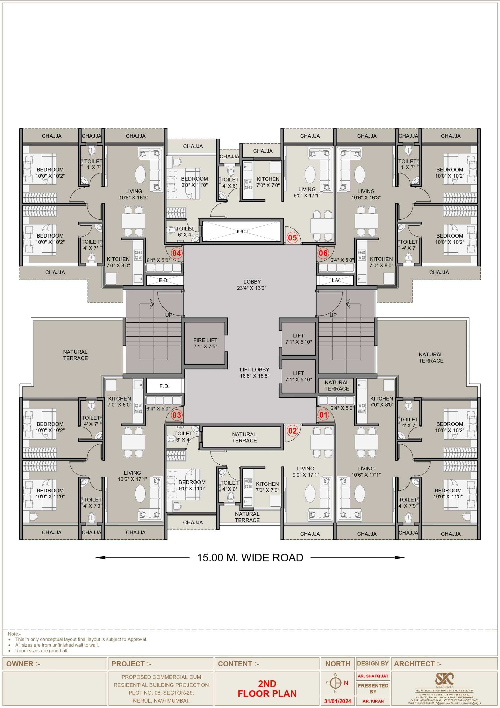 Kamdhenu Crown typical plan