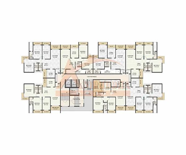 Aniruddha Icon typical plan