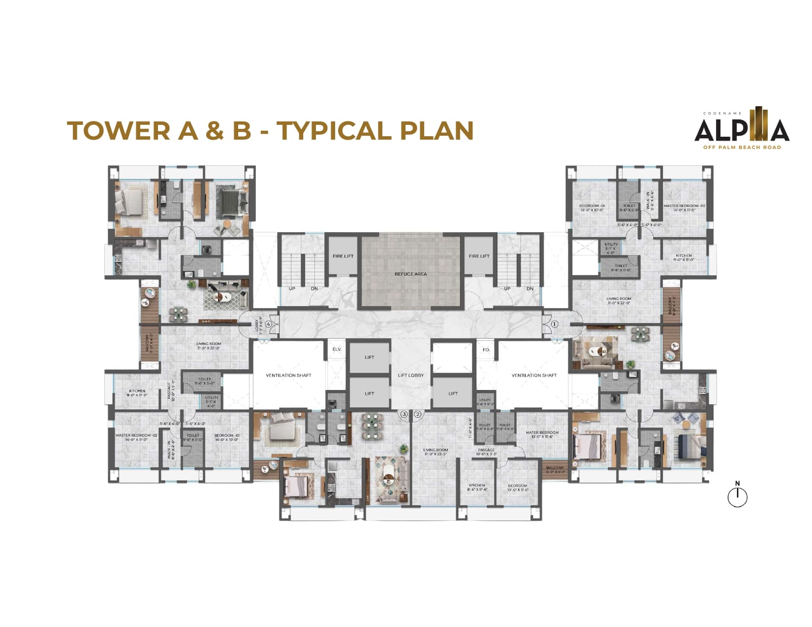 codename alpha sanpada ground floor map