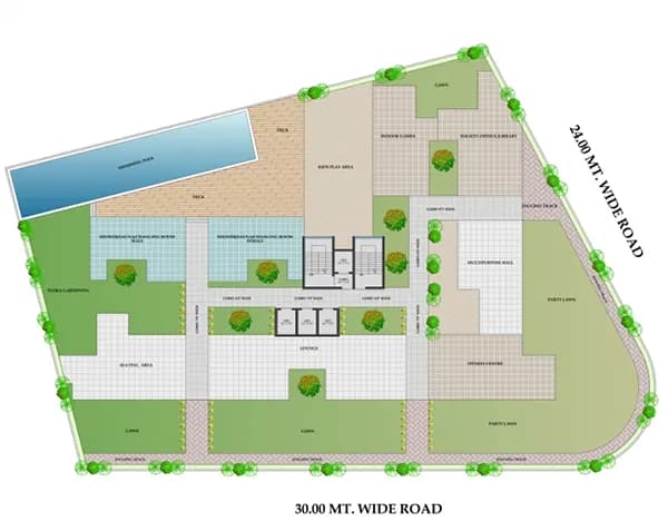 crystal corner kharghar Map typical plan