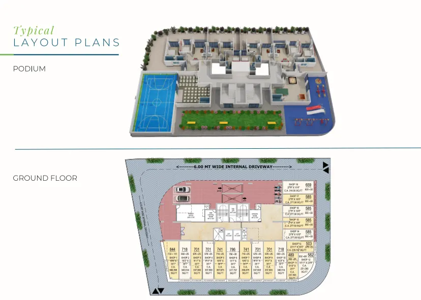 nisarg aura Map typical plan