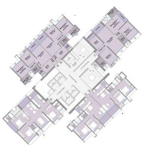 raheja solaris juinagar typical plan