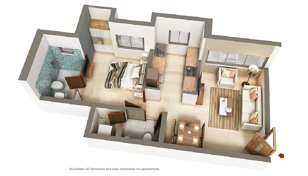 sai world pyramid typical plan