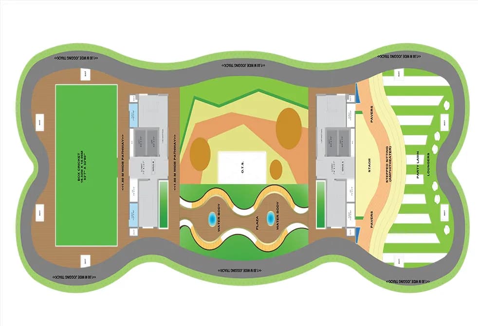 Saras Antalya Belapur Map typical plan