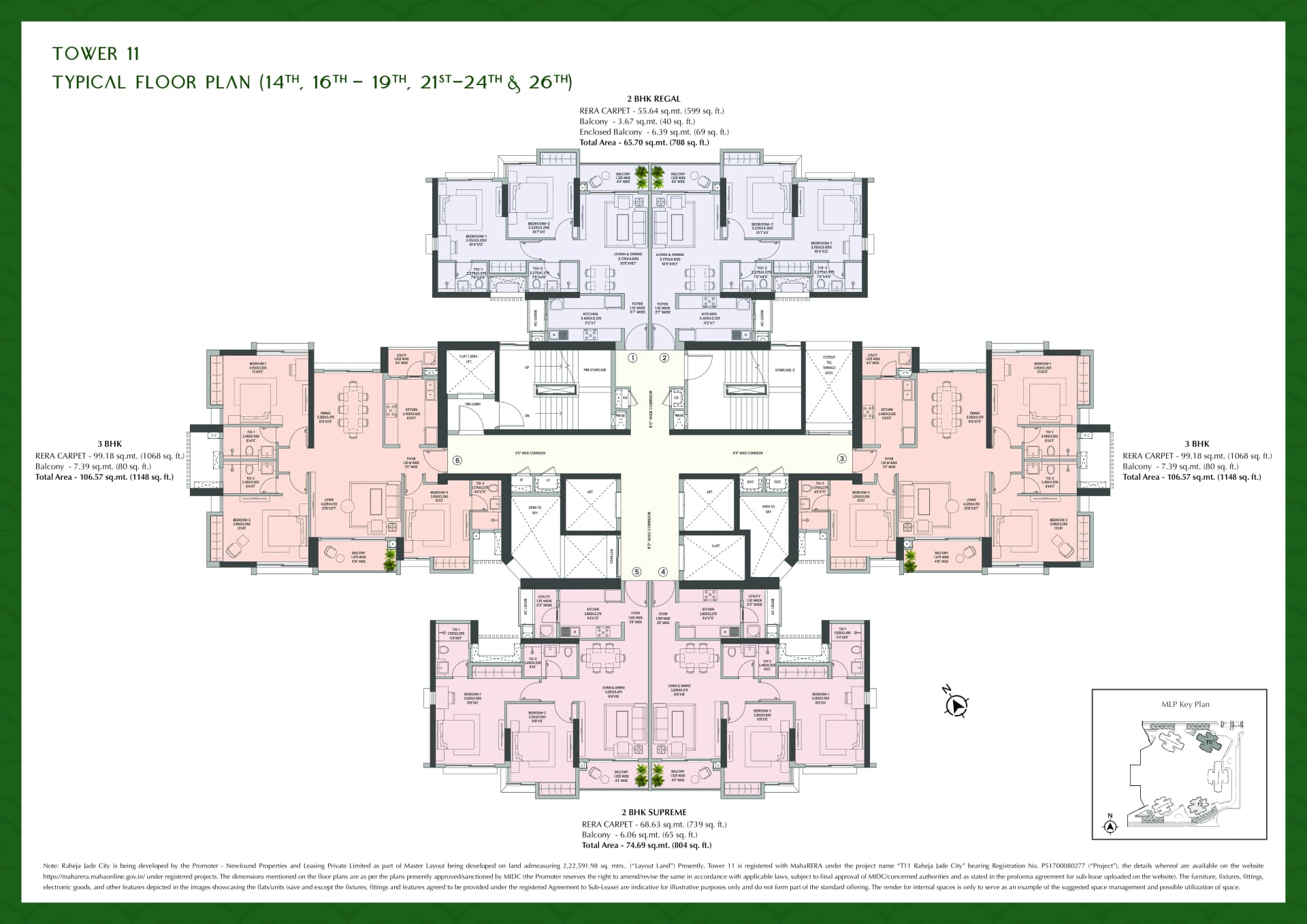 K Raheja-jadecity-juinagar-Floor plan tower 11.webp