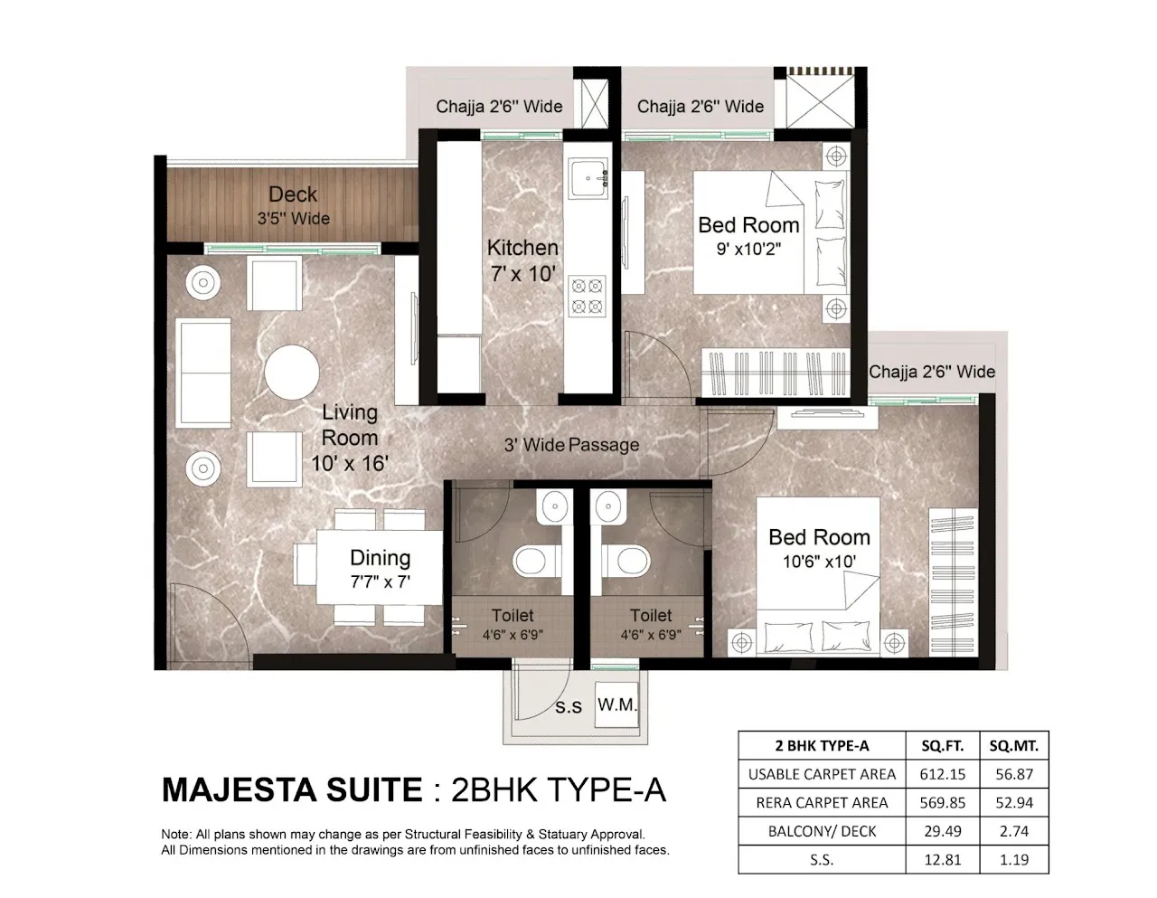 satyam-queennecklace-MAJESTA SUITE - 2BHK.webp