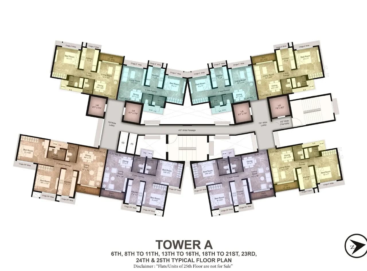 satyam-queennecklace-Tower A Floor Plan.webp