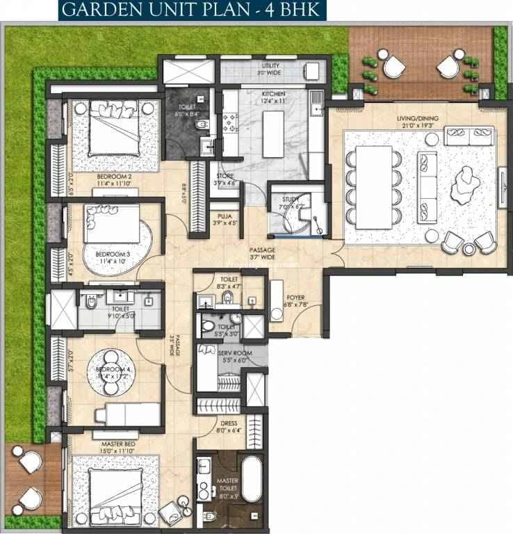 lodha sterling 4 bhk garden unit.webp