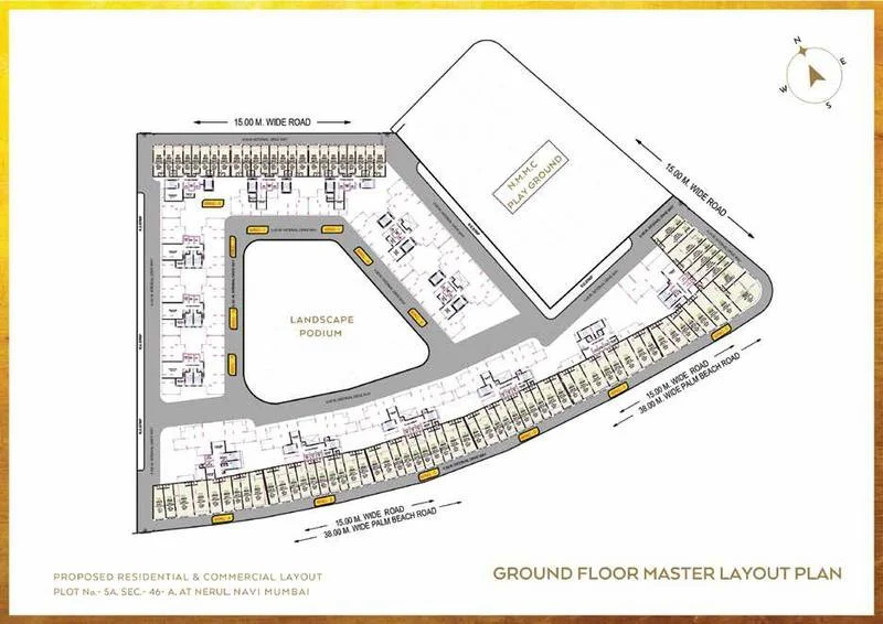 Nms Gami Palmamore Seawoods Map typical plan