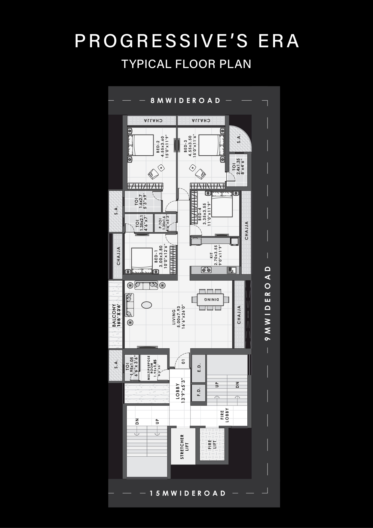 progressive era kopar khairane typical plan